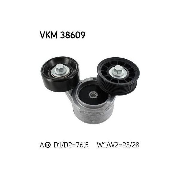 Skf Vkm 38609 - Oe 53030958AC Puleggia Tenditore, Cinghia A V Per Cherokee (Kj), Commander (Xh, Xk), Grand Cherokee Ii (Wg, Wj), Grand Cherokee Iii (Wh, Wk)-image