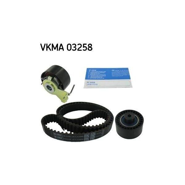 Skf Vkma 03258 - Set Di Cinghie Dentate Oe 0816 G8 Per C2 (Jm), C3 I (Fc, Fn), C4 (La), C4 I (Lc), 1007 (Km), 206 (2A/C), 206 Sw (2E/K), 307 Sw (3H), 307-image