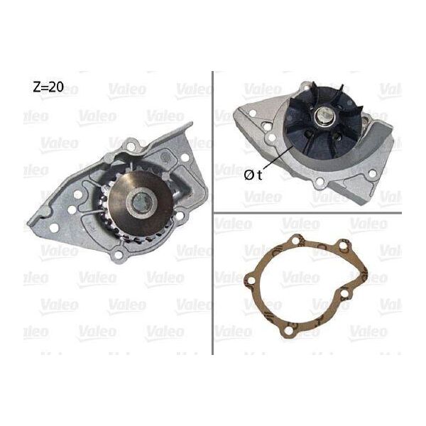 Valeo 506574 - Pompa Acqua Oe 1201 A8 Per Zx (N2), Xsara, Jumpy (B), Jumpy (U6U), Berlingo, Ulysse, Scudo, Ducato, Partner (5, G), Expert (223), Expert (222), Expert (224), Boxer, 806 (221), 406, 306-image