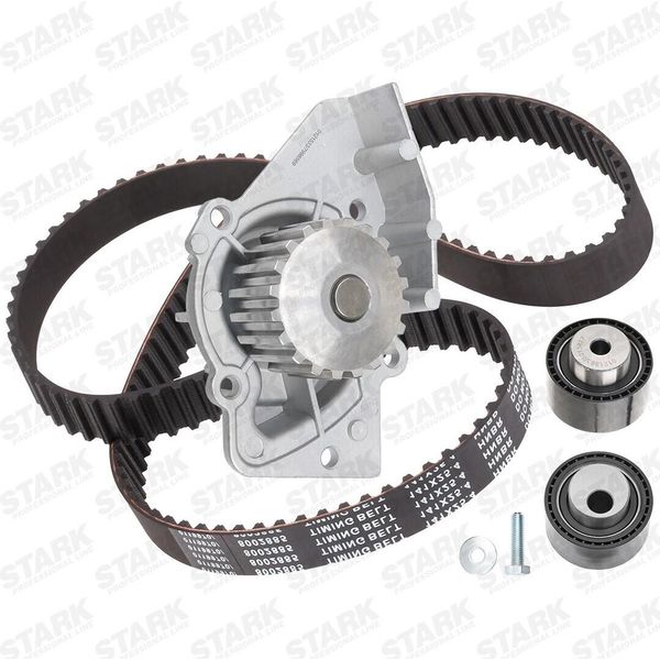 Stark SKWPT-0750434 - Oe 71771590 Wasserpumpe + Zahnriemensatz FüR Berlingo, C5 I (Dc), C5 I (De), Jumper, Jumpy (U6U), Jumpy (B), Xsara, Ducato, Scudo, Ulysse, 206 (2A/C), 306, 406, 806 (221), Boxer, Expert (224), Expert (222), Expert (223), Partner (5, G)-image