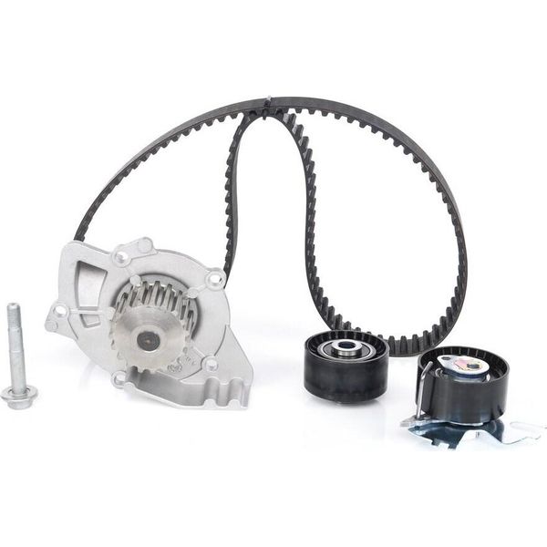 Bosch 1 987 948 727 Pompa Dell'acqua + Kit Cinghia Dentata Oe 1609525480 Compatibile Con V70, V50, S40, Expert, 807, 607, 508, 407, 308, 307, Phedra, S-Max, Mondeo, Kuga, Galaxy, Focus, C-Max, Ulysse, Scudo, Jumpy, C8, C5, C4, C4Er-image