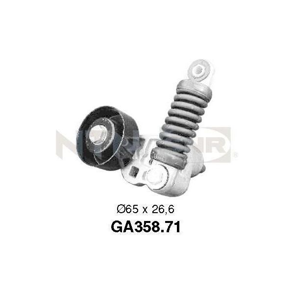 Snr GA358.71 - Oe 5751 52 Puleggia Tenditore, Cinghia A V Per Xsara, 206 Cc (2D), 206 (2A/C), 206 Sw (2E/K)-image