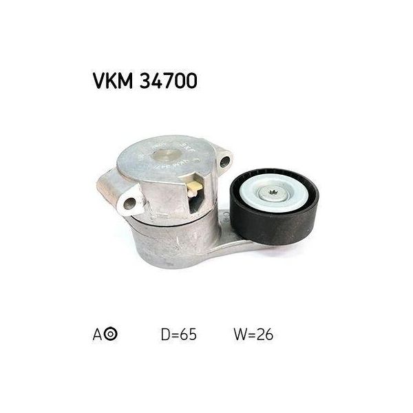 Skf Vkm 34700 - Puleggia Tenditore Oe 5751 F2, Cinghia Con Nervatura A V Per Jumper, Ducato, Tourneo Custom, Transit Custom, Transit, Transit Tourneo, Transit V363, Boxer-image