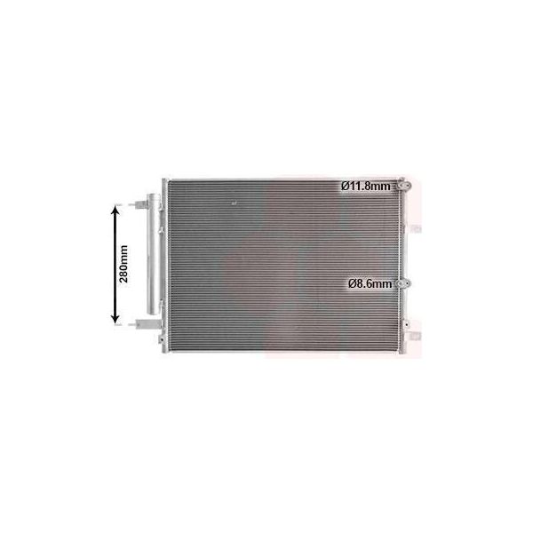 Van Wezel 21015701 - Condensatore Aria Condizionata Oe K52014775AB Con Essiccatore Per Cherokee (Kl)-image