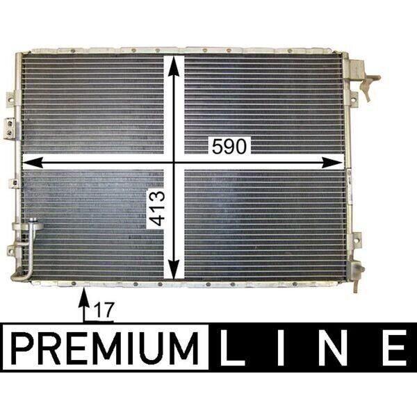 Mahle Ac 421 000P - Oe 97606 3E001 Condensatore Aria Condizionata Per Sorento I (Jc)-image
