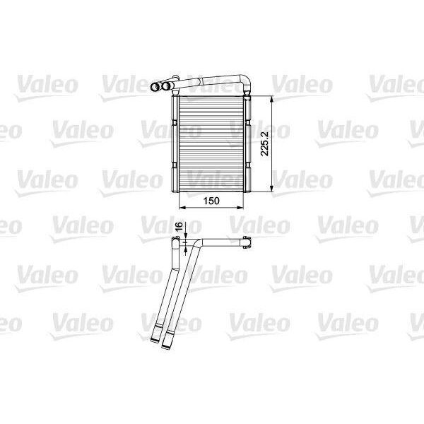 Valeo 811548 - Oe 97138 1G000 Scambiatore Di Calore, Riscaldatore Per Rio Ii (Jb)-image