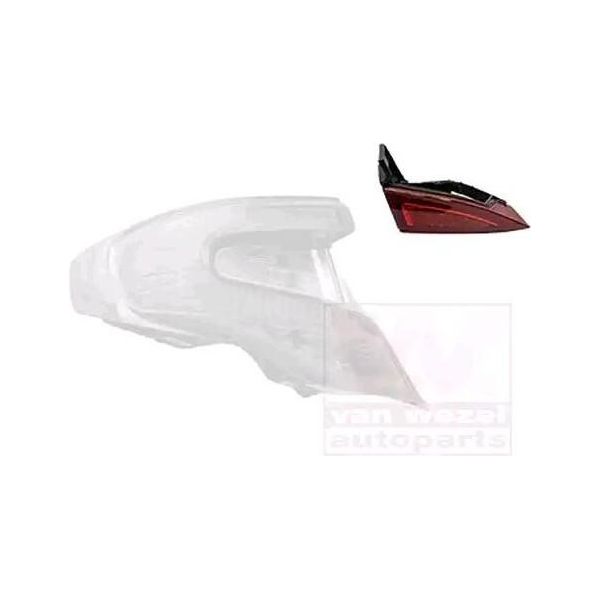1 Fanale Posteriore Combinato Van Wezel 1717921 Per Fiat / Lancia, Sinistro-image