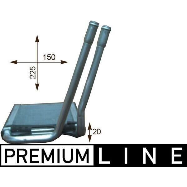 Mahle Ah 202 000P - Oe 971381G000 Scambiatore Di Calore, Riscaldatore Per Rio Ii (Jb)-image