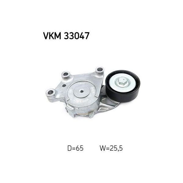 Skf Vkm 33047 - Puleggia Tenditore Oe 5751 G2, Cinghia A V Per Berlingo, C4 G-Picasso I (Ua), C4 Picasso I (Ud)-image