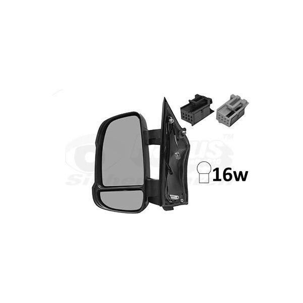 Van Wezel 0983829 - Specchio Esterno Oe 1635192780, Sinistro Per Jumper, Ducato, Boxer-image