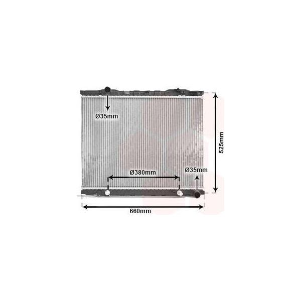 Van Wezel 83002056 - Oe 25310 3E020 Radiatore, Raffreddamento Motore Per Sorento I (Jc)-image
