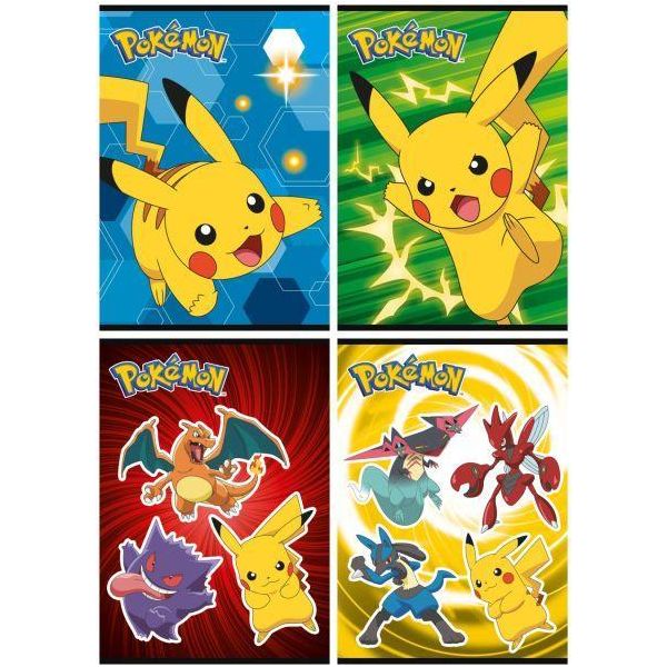 Taccuino A5 16K Line Laminato A Doppio Colore Pokemon-image