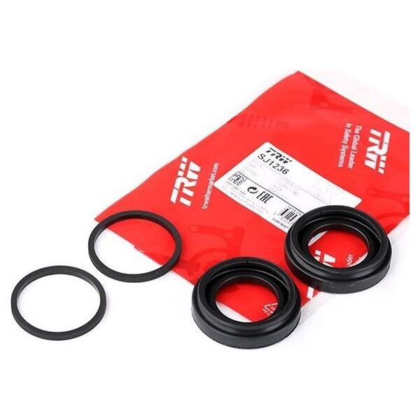 Trw SJ1236 Kit Di Riparazione, Pinza Freno Oe 1J0698671 Compatibile Con A3 8L, A3 8P, A4 8E, A4 8H, A6 4F, Q3, Tt, Alhambra, Exeo, Leon, Toledo, Octavia, Superb, Yeti, Bora, Caddy, Cc, Golf Iv, Golf Plus, Golf V, Golf Vi, Jetta, Multivan V, Multivan Vi, Passat 3C, Passat 3B, Passat Cc, Scirocco, Sharan, Touran, Transporter V, Caravelle Vi, Transporter Vi-image