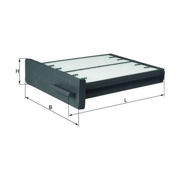Mahle La 125 - Filtro Aria Abitacolo Oe GE7B61150E Per Premacy (Cp), 323 (Bj)-image