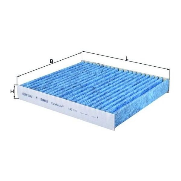 Mahle Lao 119 - Filtro Aria Abitacolo Oe 8713930100 Per Gs (L1), Is Iii (E3), Rc (C1), Almera (B10), Almera Ii (N16), Almera Tino (V10), Primera (P12)-image