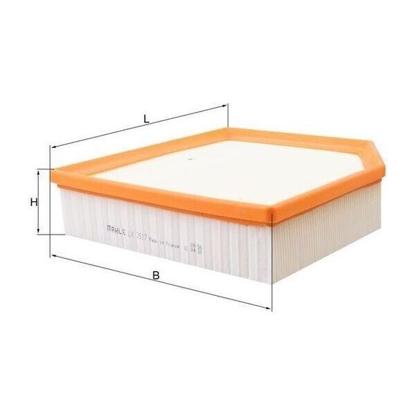 Mahle Lx 3527 - Filtro Aria Oe 1780131100 Per Gs (L1), Is Iii (E3), Rc (C1), Alphard (H3), Rav 4 Iv (A4)-image