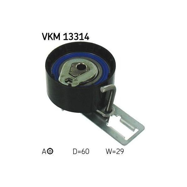 Skf Vkm 13314 - Oe 16 069 481 80 Puleggia Tenditore, Cinghia Di Distribuzione Per C3 Ii (Sc), Fiesta Vi, 2008 I (Cu), 206+, 208 I (Ca, Cc)-image