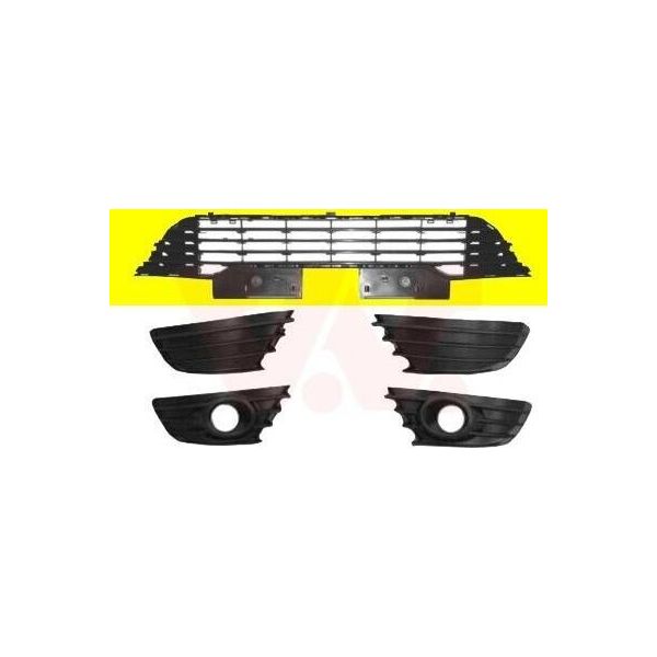 Van Wezel 0970590 - Griglia Di Ventilazione Oe 7414JP, Anteriore Per C4 (La), C4 I (Lc)-image