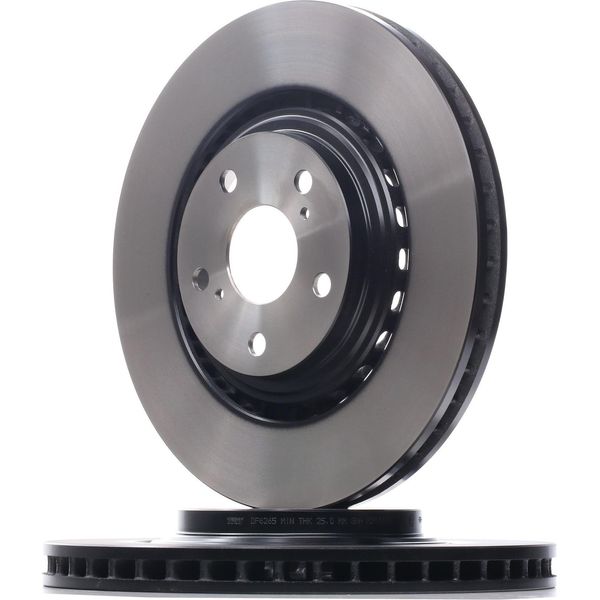 Trw DF6265 - Disco Freno Oe 43512 48110 Per Nx (Z1), Rx (L1), Alphard (H3), Highlander, Rav 4 Iv (A4)-image