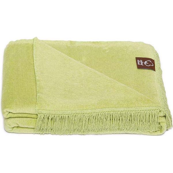 Umipled | Coperta Accogliente, Coperta Da Divano, Coperta Spessa Per Divano, Coperta Per Divano, Soffice, Coperta Per Divano, 150X200Cm, 430 G/M2 - Verde Chiaro-image