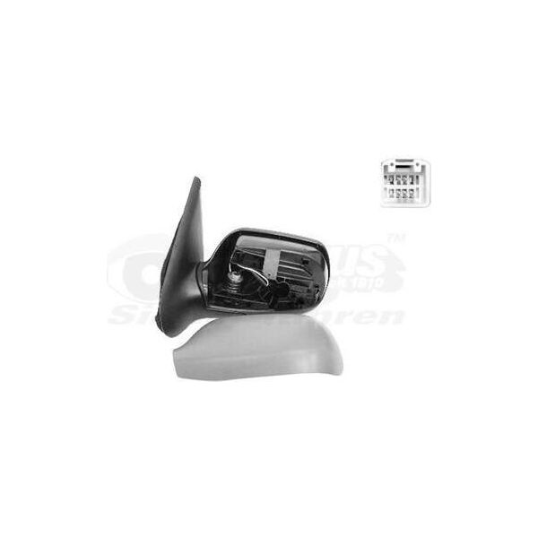 Van Wezel 2740817 Specchietto Esterno Specchietto Laterale Sinistro Per Mazda 2 (Dy) Convesso Riscaldato Primerizzato-image