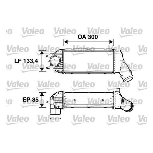 Valeo 817638 - Intercooler Oe 0384 G4 Per C4 (La), C4 I (Lc), 307, 307 Cc (3B), 307 Sw (3H)-image