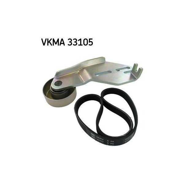 Skf Vkma 33105 - Set Di Cinghie Oe 5750 W9 Con Nervatura A V Per Saxo, 106 Ii-image