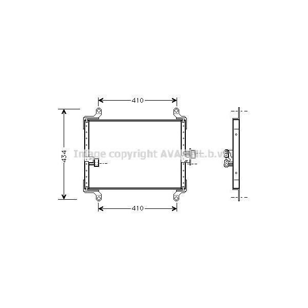 Prasco FT5206 - Condensatore Aria Condizionata Oe 6455T3 Per Jumper, Ducato, Boxer-image