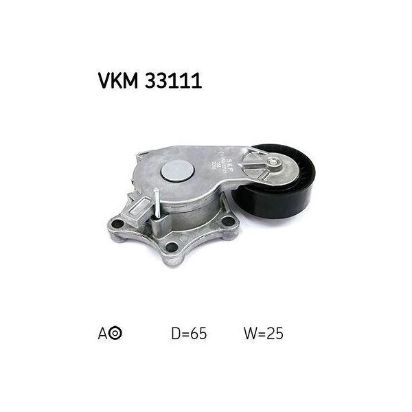 Skf Vkm 33111 Tenditore, Cinghia Trapezoidale Dentata Oe 1611426180 Compatibile Con 3008, 308, 5008, 508, Partner, Berlingo, C3, C4, C5, DS3, DS4, 2008, 208-image