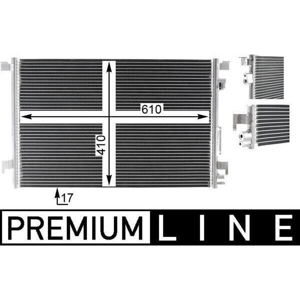 Mahle Ac 294 000P - Klimakondensator Di Primo Impianto 71740527 Per Croma, Vectra C (Z02), Signum (Z03)-image