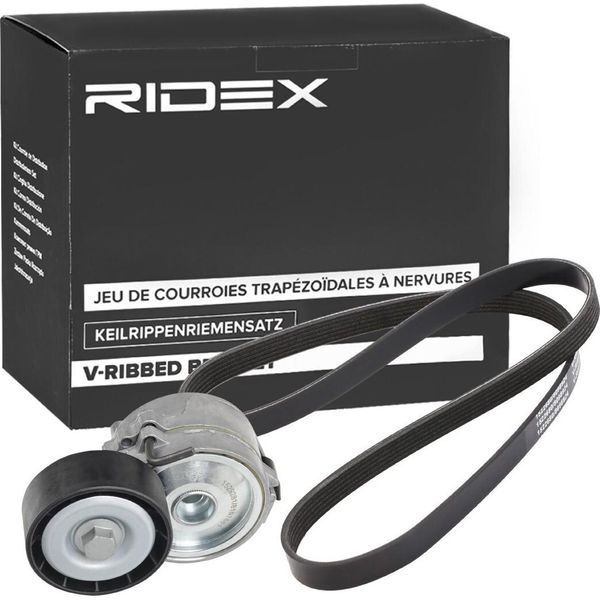 Ridex 542R0784 - Set Di Cinghie Oe 1440933 Con Nervatura A V Per C-Max, Focus Iii, Galaxy (Ck), Grand C-Max, Kuga Ii, Mondeo V, S-Max (Cj, WA6)-image
