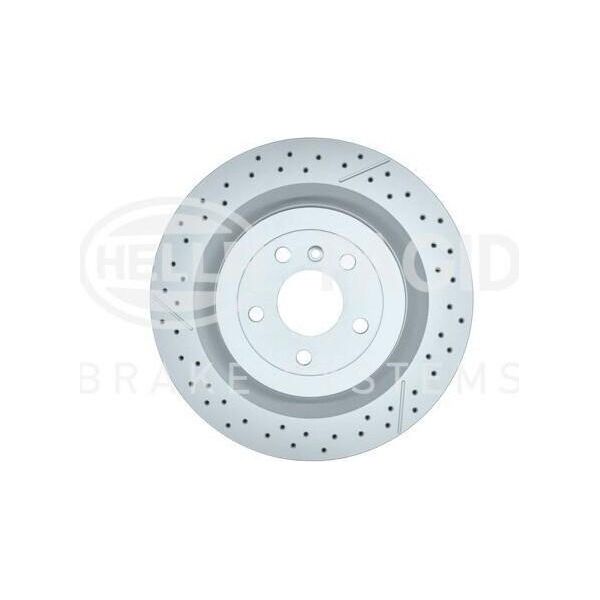 Hella 8DD 355 132-461 - Oe 1664230512 Disco Freno Per Classe Gl (X166), Gle (W166), Gle (C292), Gls (X166), Classe M (W166)-image