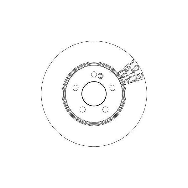 Trw DF6641S - Oe A 000 421 25 12 Disco Freno Per Classe C (W205), Classe C (A205), Classe C (C205), Classe C (S205), Classe E (W213), Classe E (A238), Classe E (C238), Classe E (S213)-image