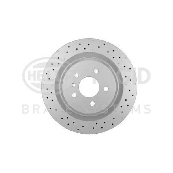 Hella 8DD 355 122-551 - Oe 1664230412 Disco Freno Per Gle (W166), Classe M (W166)-image