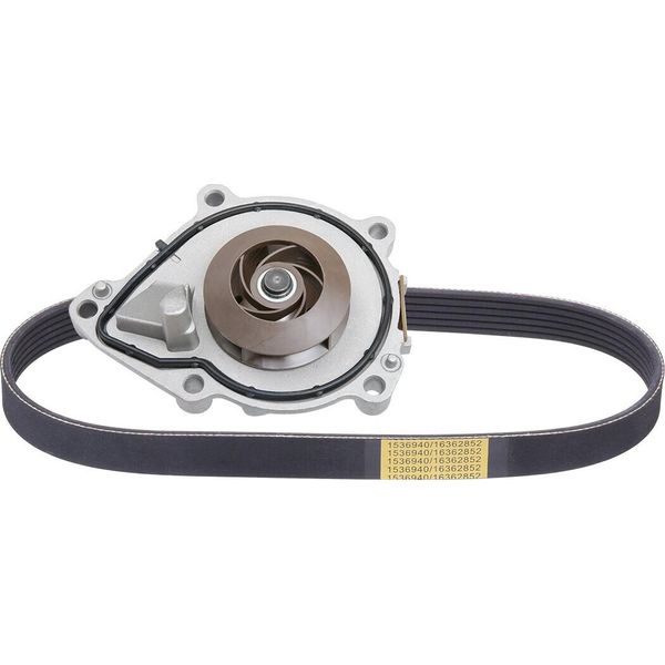 Ridex 4172P0067 - Oe 11 51 7 550 484 Wasserpumpe + Keilrippenriemensatz FüR Berlingo, C3 Ii (Sc), C3 Picasso (Sh), C4 (La), C4 G-Picasso I (Ua), C4 I (Lc), C4 Picasso I (Ud), DS3, R56, R57, R55, R60, R58, R61, R59, 2008 I (Cu), 207 (Wa, Wc), 207 Cc (Wd), 207 Sw (Wk), 208 I (Ca, Cc), 308 Cc (4B), 308 Cc (4B), 308 I, 308 Ii, 308 Sw I, 308 Sw Ii, 5008 I, Partner, Partner Tepee-image