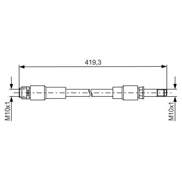 Bosch 1 987 481 674 - Oe A 246 420 01 48 Tubo Freno Per Classe Gla (X156), Cla (X117), Cla (C117), Classe B (W246), Classe A (W176)-image