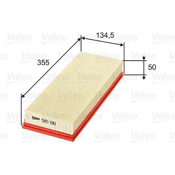 Valeo 585190 Filtro Aria Oe PC1118 Compatibile Con Crossfire, Classe C, Classe Clc, Clk, Cls, Classe E, Classe G, Classe Gl, Classe Glk, Classe M, Classe R, Classe S, Sl, Slk-image