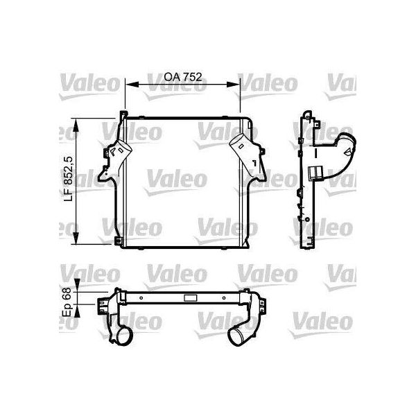 Valeo 818781 - Oe 9425010101 LadeluftküHler Per T4-image