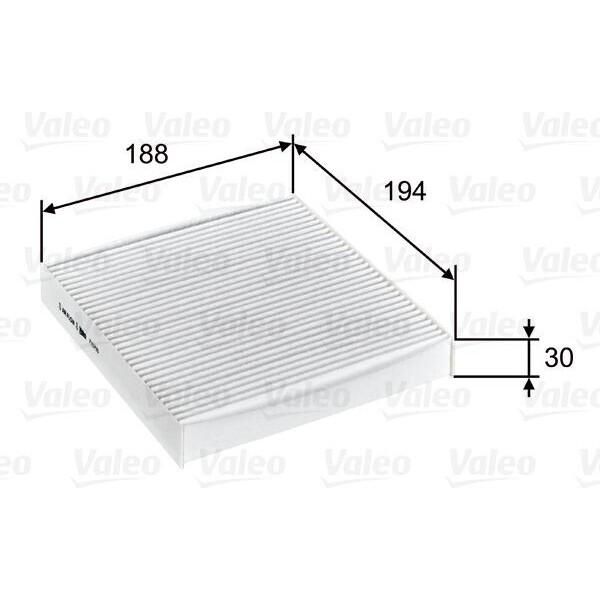 Valeo 715755 - Oe 51854923 Filtro Aria Abitacolo Per Panda, 500 (312)-image