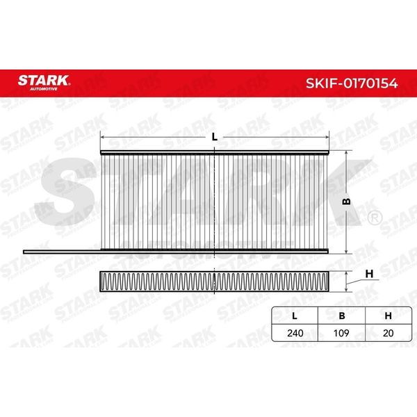 Stark SKIF-0170154 - Filtro Aria Abitacolo Oe 93197779 Per Citan (W415), Movano B (X62), Kangoo (Kw), Kangoo (Fw)-image