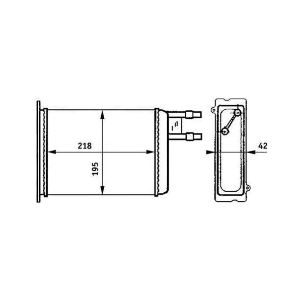 Mahle Ah 147 000S - Oe 1307156080 Scambiatore Di Calore, Riscaldatore Per Ducato, Boxer-image