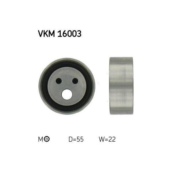 Skf VKM16003 Tendicinghia, Cinghia Dentata Oe 8200211784 Compatibile Con Logan, Sandero, Solenza, Supernova, Clio, Kangoo, Megane, Thalia-image