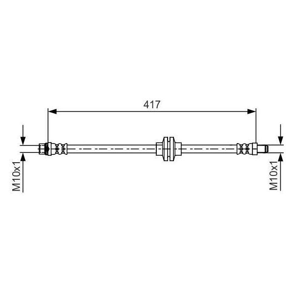 Bosch 1 987 481 626 - Tubo Freno Oe 46 21 012 32R Per Dokker, Duster, Lodgy-image