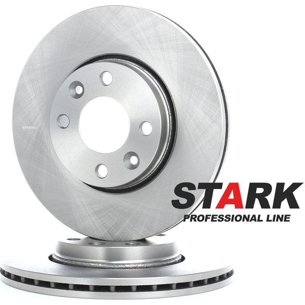 Stark SKBD-0022958 - Oe 402061200R Disco Freno, Asse Anteriore Per Dokker, Lodgy, Logan, Sandero, Citan (W415), Captur I (H5, J5), Clio Iv, Kangoo (Kw), Kangoo (Fw), Logan Ii, Zoe (Bfm)-image