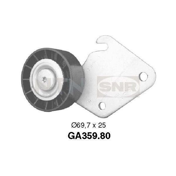 Snr GA359.80 - Oe 5751 34 Puleggia Folle, Cinghia A V Per Xsara, Zx (N2), Ulysse, 306, 406, 806 (221)-image