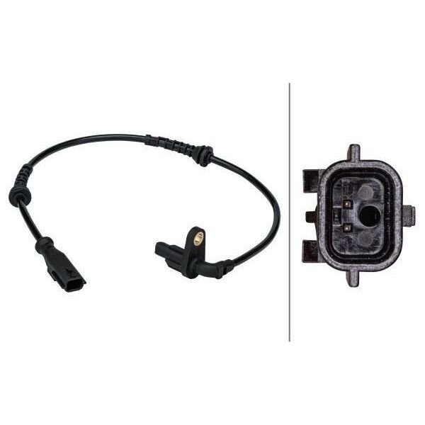 Hella 6PU 012 679-331 - Sensore Abs Di Primo Impianto 479007380R Per Logan, Sandero, Logan I, Sandero I (Bs)-image
