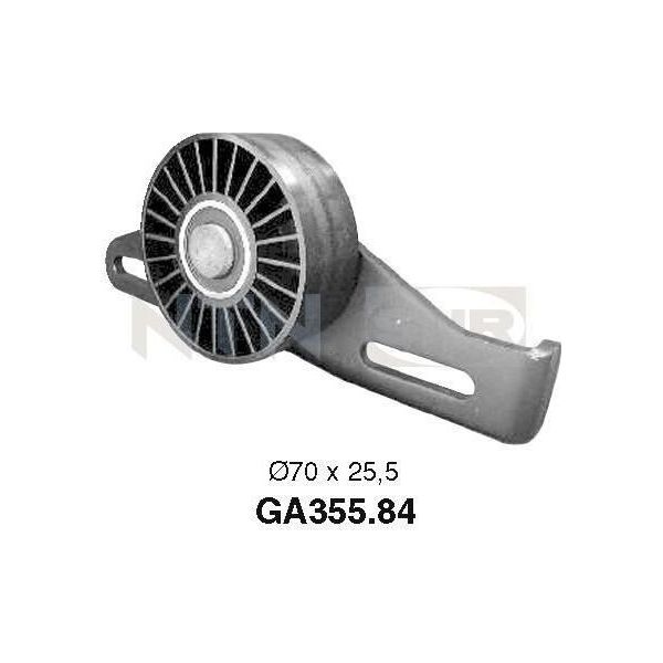 Snr GA355.84 Tendicinghia, Cinghia Trapezoidale Dentata Oe 8200582997 Compatibile Con Logan, Sandero, Kubistar, Clio, Kangoo, Laguna, Megane, Scenic, Thalia-image