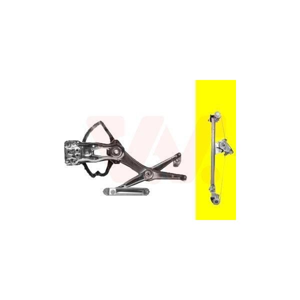 Van Wezel 3028264 - Oe 2107301646 Regolatore Del Finestrino, Posteriore Destro Per Classe E (W210), Classe E (S210)-image