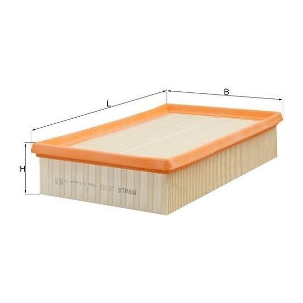 Mahle Lx 526 - Filtro Aria Oe 1110940004 Per Classe E (W124), Classe E (A124), Classe E (C124), Classe E (S124)-image