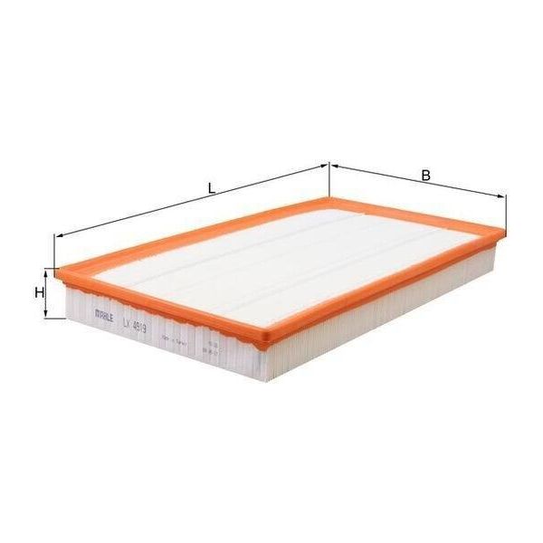 Mahle Lx 4919 - Filtro Aria Oe 9105281500 Per Sprinter (W907, W910), Sprinter (W907), Sprinter (W910)-image